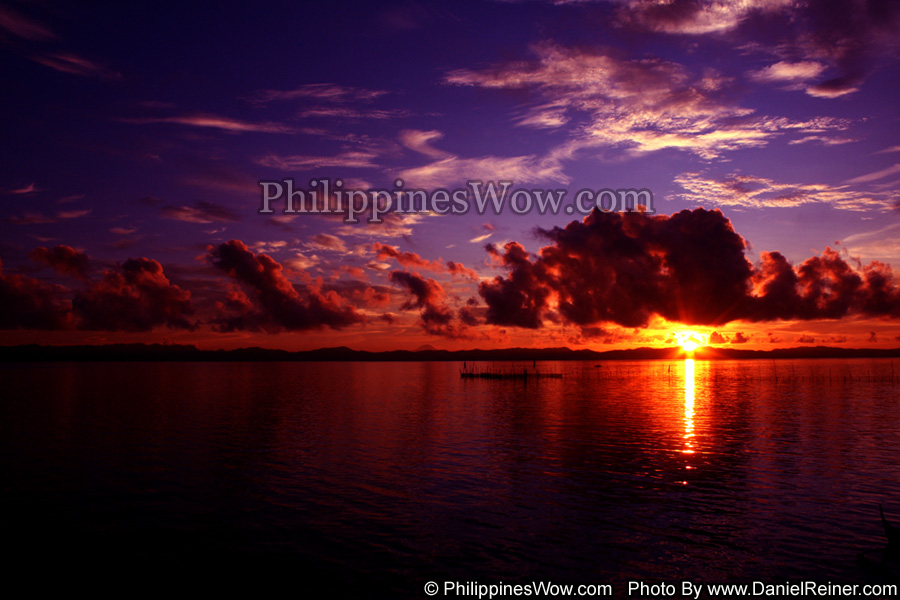 Scenic Sunrise in Bicol Philippines