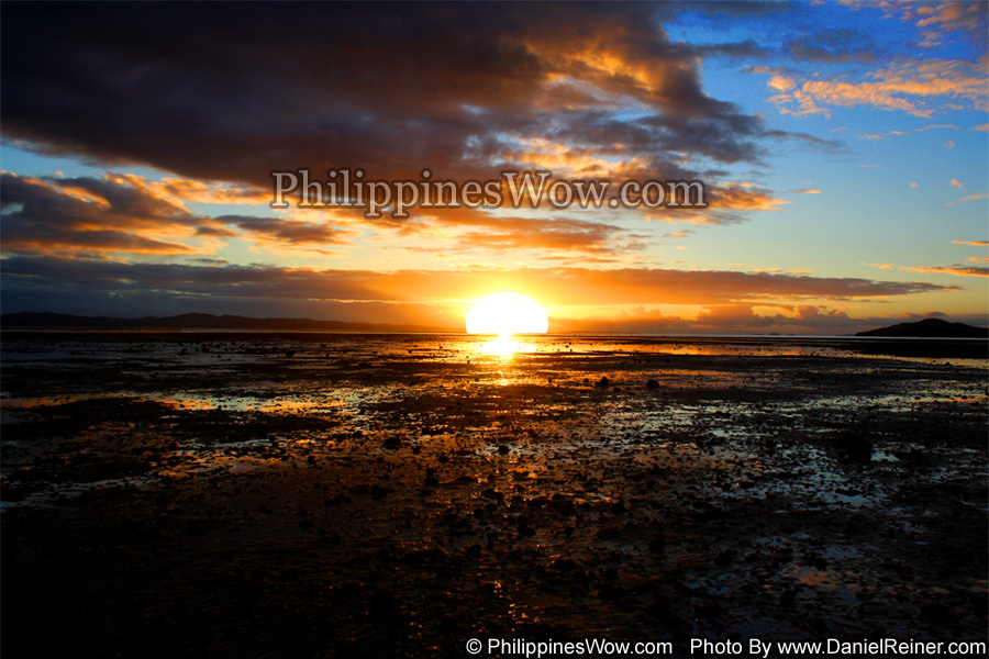 Scenic Philippine Low Tide Sunrise