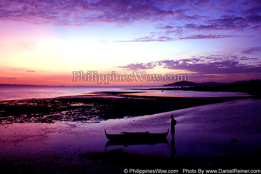 Fishing at Sunrise in the Philippines